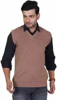 BFY Men’s V-Neck Wool Blend Sweater 