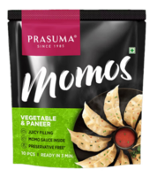 Prasuma Veg & Paneer Momos (10 pieces)