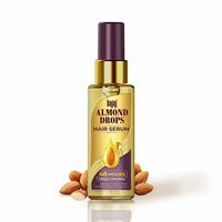 Bajaj Almond Drops Hair Serum 50 ml | With Almond Oil & Vitamin E | Nourishes Dry & Frizzy Hair.