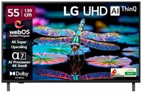 LG 139 cm (55 inches) UA82 Series 4K Ultra HD (3840 x 2160) Smart webOS LED TV 55UA82006LA