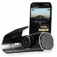 Qubo Car Dashcam Pro X by Hero Group | 3MP 1296P FHD+ Camera | Up to 1TB Storage| (Space Grey)