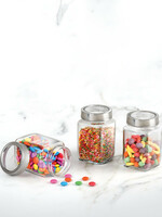 Cello Transparent 3 Pieces Glass Containers 300 Ml - Container