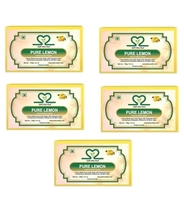 Handmade Fresh & Pure Lemon Soap (5 x 125 g)