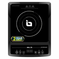 IBELL SLIM50 Induction Cooktop, 2000W, BIS Certified, LED Display (Black)