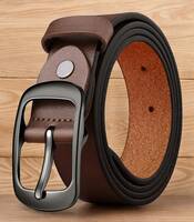 Roadster  Men Casual, Evening, Formal, Party Brown Genuine Leather Belt