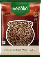 Fresh - Amazon Brand - Vedaka Premium Unpolished Black Masoor Whole, 2 kg(location specific)
