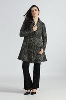 TRANSFERRED JACQUARD PASELY KNITTED  COAT