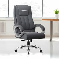 beAAtho® Berlin Orthopedic Boss Chair  (Fabric Grey)