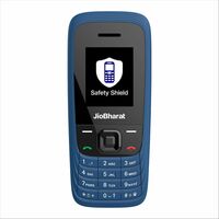 JIO JioBharat V4 4G Keypad Phone with Safety Shield Feature, JioTV, JioHotstar, JioSaavn, JioPay (UPI & SoundPay), LED Torch, Digital Camera, 1000mAh Battery | Blue | Locked Network