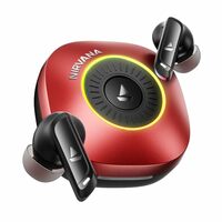 Boat 2026 Launch Nirvana Crown Wireless Earphones with mic (Blazing Red)