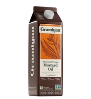 Gramiyaa Mustard Oil - Wood Cold Pressed (1L)