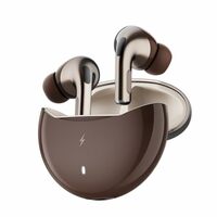 Fire-Boltt Aero Pro TWS Earbuds Custom EQ,Wireless Bluetooth 5.4, Music & App Support,50H Playtime,Fast Charging Case, 50ms Low Latency for Gaming,Touch Controls,IPX4 Waterproof, Clear Calls - Walnut