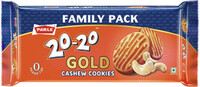 PARLE 20-20 Gold Cashew Cookies Biscuit (Cooki) (561.6 g)