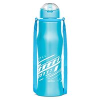 MILTON Gaiety 650 Stainless Steel Sipper Water Bottle 600 ml, Single Walled, ISI Certified I Leak Proof Lid, Rust Proof I For School, Office, Gym I Blue