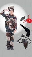 HENA TEXTILE Army Dress Set Kids Costume Wear on Flipkart