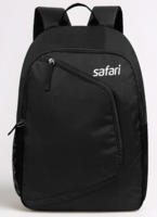 Safari Hexa 21 Ltrs Water Resistant 3 Compartment Backpack - Black, S (HEXA19CBBLK)