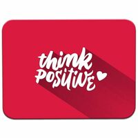 Hulkshred Premium Mouse Pad for PC & Laptop Smooth Surface & Non-Slip Base Gaming, Office & Work Use Ergonomic Mouse Pad Small Size Mouse Mat Anime, and Desk-Friendly Designs - Think Positive