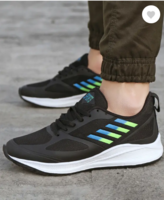 LR Comfort Choice  Stylish Comfortable Lightweight, Breathable Walking Shoes Running Shoes For Men (Black , 6)