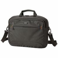  Basics Messenger Laptop Bag with Handle & Shoulder Strap fits upto 15.6" Laptop / MacBook for Men & Women (Black)