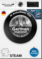 Bosch 9kg 5 Star Anti Stain & AI Active Water+ Fully Automatic Front Load Washing Machine 