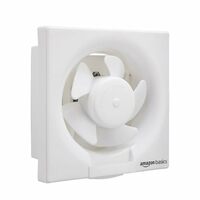 Amazon Basics Ventilation 6" Fan | 30W | 5 Blades | 150 mm | White Plastic