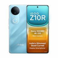 iQOO Z10R 5G (Aquamarine, 8GB RAM, 128GB Storage) | 32MP 4K Selfie Camera