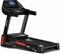 Limited-time deal: Lifelong FitPro Motorized Treadmill for Home (4HP Peak) | 3-Level Manual Incline | Rubberies Shock Absorption | Foldable Hydraulic | 12 Preset Workouts