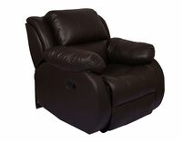 Loot- The Couch Cell Multi-ply Hazel Recliner Leatherette, Brown @6300