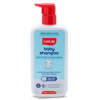 LuvLap Milky Soft Baby Shampoo - 400ml, Tear Free Formula, with Milk Protein, Vitamin E & Coconut Oil, Shea Butter & Chamomile, Gentle Care for Baby's Soft Hair, No Paraben, Dermatologically Tested