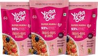 Yogabar by Yogabar Muesli 1.5kg Fruits Nuts&Seeds|Breakfast Cereal|High Protien|Saver Pack|500gx3 Pouch (3 x 0.5 kg)