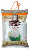 Amazon Fresh -  India Gate Rice - Basmati Tibar, 5kg Pack