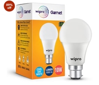 Wipro Garnet 10W LED Bulb | Cool Day White | B22