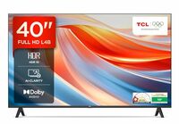 TCL 101 cm (40 inches) Metallic Bezel-Less Full HD Smart Android LED TV 40L4B (Black)