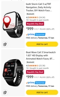 Amazon - Rs 999  - List of  Boat watches at Rs 999 