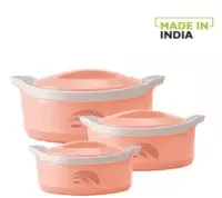 MILTON New Marvel Jr Inner Steel Casserole Gift Set of 3(location specific)