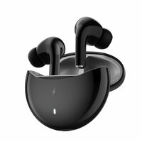 Fire-Boltt Aero TWS Earbuds Custom EQ, Wireless Bluetooth 5.4, Music & App Support, 50H Playtime, Fast Charging Case, 50ms Low Latency for Gaming, Touch Controls, IPX4 Waterproof, Clear Calls - Black