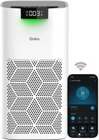Qubo Smart Air Purifier Q500 | 500 Sqft | HEPA 13 | App & Voice Control Room Air Purifier (White)