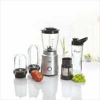 Glen SA4048MF 350 W Juicer Mixer Grinder (Active Blender | 4 Jars | Silver, Black)