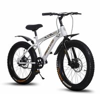 URBANSTAR Hulk | 20T BMX | Double DISC | Fat Tyres Semi Assembled | 20 T Fat Tyre Cycle (Single Speed, White), Rigid, Kid, 20" Inches