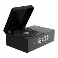Zebronics 10W Portable Bluetooth v6.0 Speaker Built-in Clock, Alarm & Call Function (Echospin)
