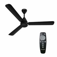 Crompton Energion Hyperjet 1200mm BLDC Ceiling Fan | Point Anywhere Remote Control | BEE 5 Star Rated Energy Efficient | Superior Air Delivery | Anti-Rust | 2 Year Manufacturer Warranty | Matte Black