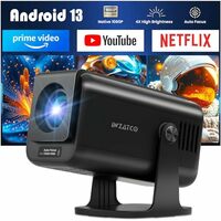 WZATCO Yuva Go Pro Fully Automatic Native 1080P Android 13.0 Smart Projector