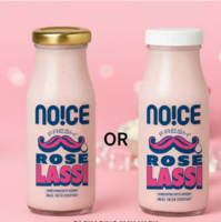 NOICE Fresh Rose Thick Lassi (Homestyle) at 29 ! on Instamart (best price)(location specific 400075)