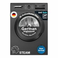 Bosch 7 kg, 5 Star, Anti Stain & AI Active Water+ Fully Automatic Front Loading Washing Machine (Black)
