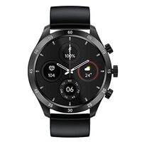 HAMMER Active Bluetooth Calling Smart Watch with IP67 Rating & HD Round Display with SpO2 Monitoring, Breathing Mode, Full Touch Screen & Multiple Watch Faces with Camera & Music Control (Black)