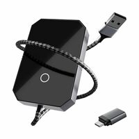 Lifelong 2-in-1 Wireless Carplay Adapter | Wireless Android Auto Adapter for car|Carplay Device for car | Supports 5.8GHz WiFi & Bluetooth 5.4| Auto Connect | USB-C/A | Fast & Stable Connection