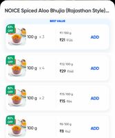 Swiggy Noice aloo bhujia