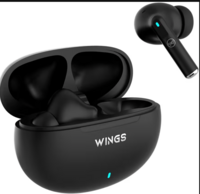 Wings Hypebuds 230 TWS Earphones with 13mm Drivers, Best TWS Earbuds with 40H Playtime, Truly Wireless Earbuds with Smart ENC Mics, Bluetooth 5.3, IPX5 Water-Resistant