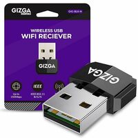 Gizga Essentials USB WiFi Receiver for PC | 150 Mbps Nano Size Wireless Network Dongle for Laptop| USB 2.0 High-Speed Interface, WPA/WPA2 Secure, Compatible with Windows/Mac/Linux Kernel (Black)