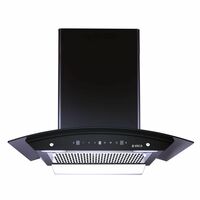 Elica 60 cm 1350 m3/hr Filterless Autoclean Kitchen Chimney (Black)